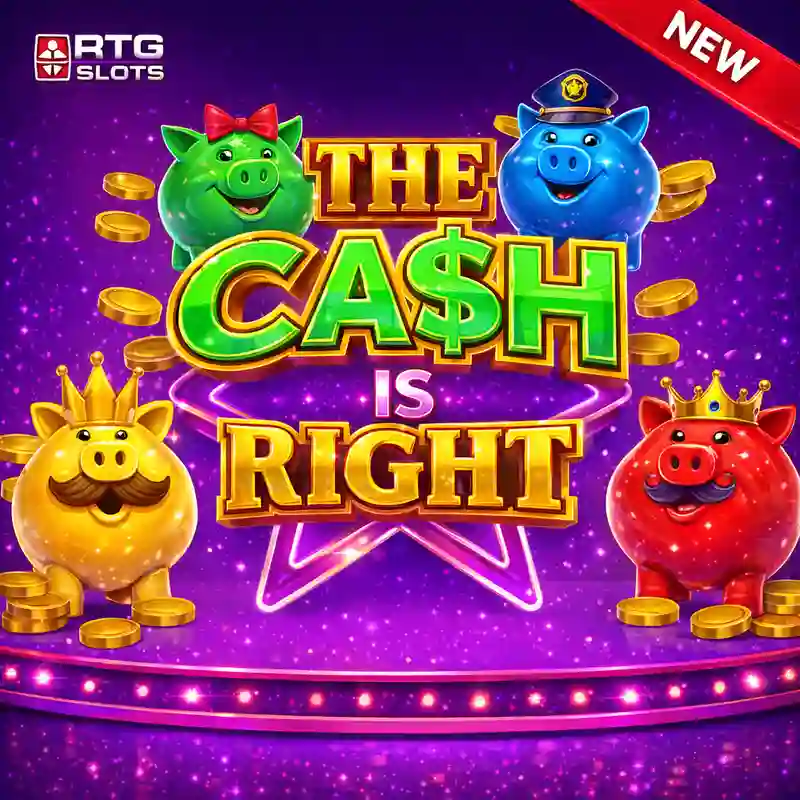 The Cash is Right game show style